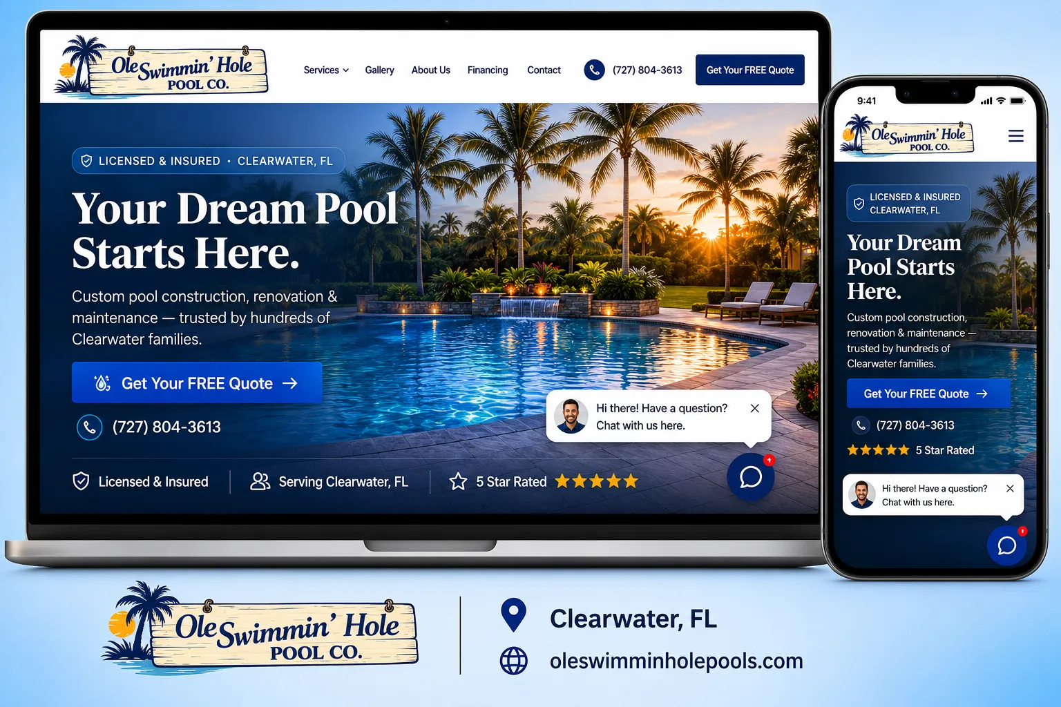Ole Swimmin' Hole Pool Co. โ Clearwater, FL
